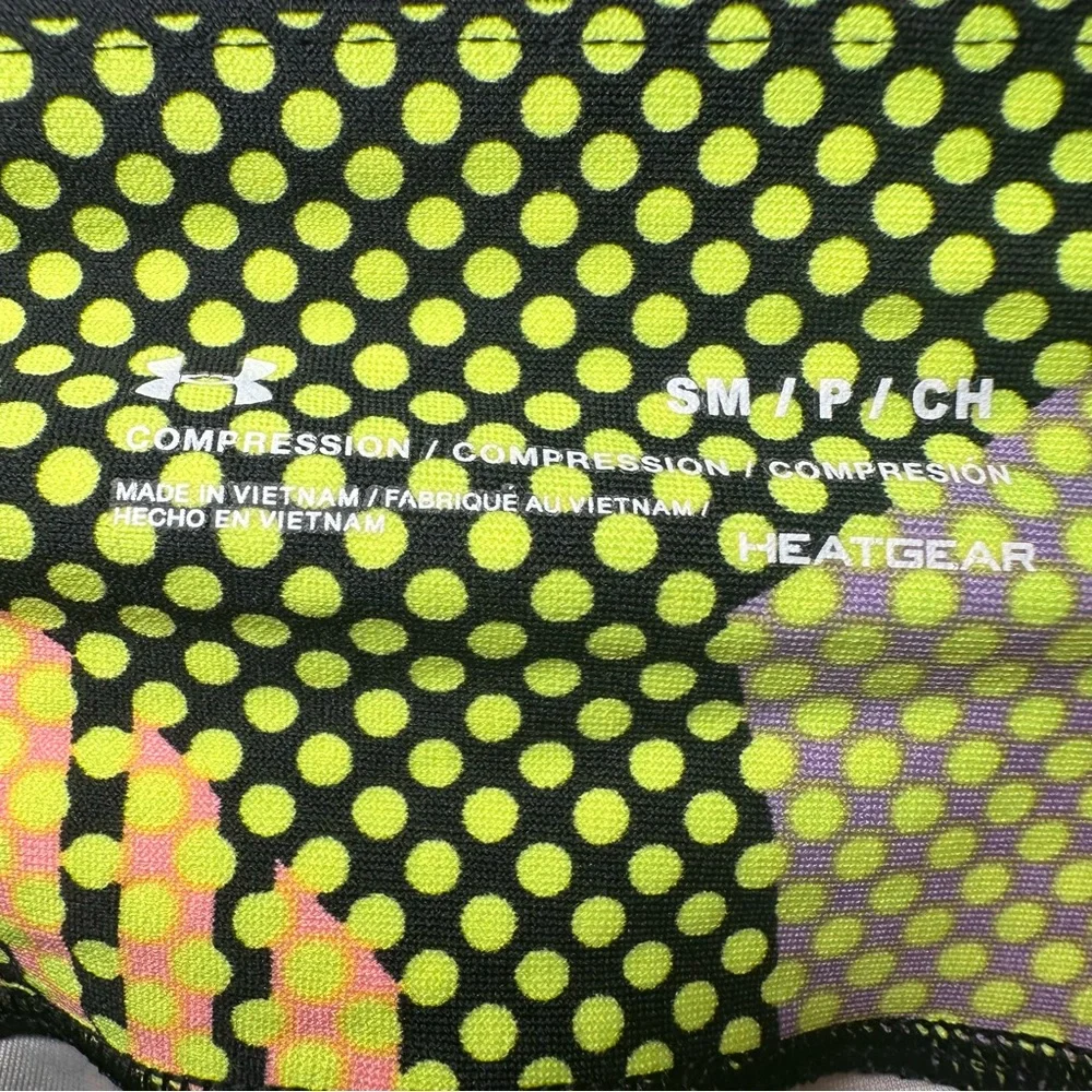 Under Armour Small multi-neon-color compression leggings - Picture 5 of 5